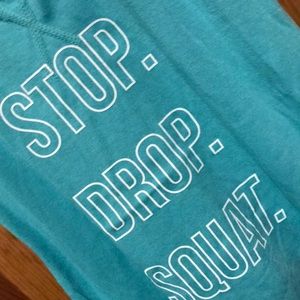 All For Color Tops - Stop. Drop. Squat. Workout Tank All For Color Tops - Stop. Drop. Squat. Workout Tank